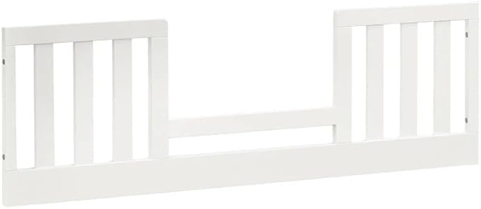 Toddler Bed Safety Guard Rail for Namesake's Monogram, Formerly Franklin & Ben Convertible Cribs - Solid Wood for Convertible Crib to Toddler Bed Conversion - Safety Rail (Darlington, Warm White)