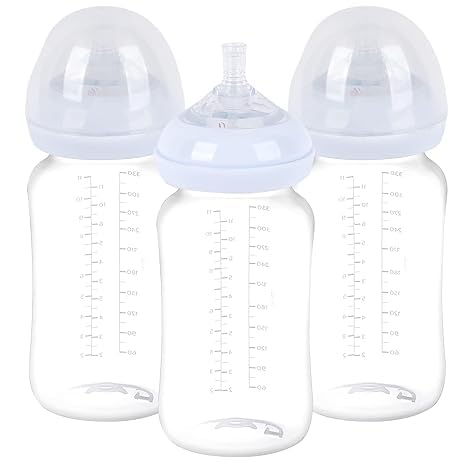 Baby Bottle Lid, Baby Bottles Straw Lid, Baby Bottles Straw Cup Compatible with Philips Avent Baby Bottle, Food-Grade Silicone Material, BPA-Free, Spill-Proof(2 Packs)