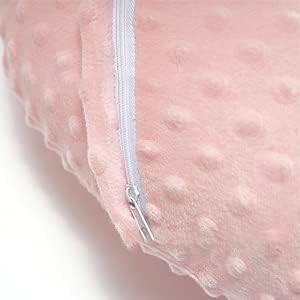 Minky Nursing Pillow Cover Breast Feeding Pillow Cover Slipcover U Shape for Baby Boy Girl,Cover Only(Navyblue)