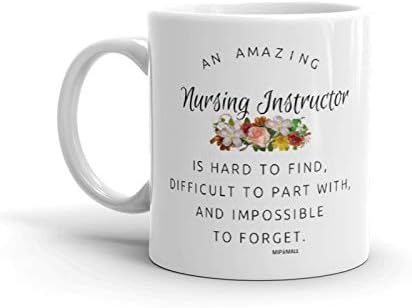 Nursing instructor mug, clinical instructor nursing gifts, nursing teacher appreciation gifts, nurse instructor gift, christmas - An amazing nursing instructor is hard to find.