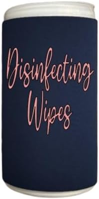 Rose Gold Script Decorative Cleaning Wipe Covers (Navy, Large)