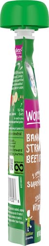 Gerber Organic Baby Food WonderFoods Banana Strawberry Beet & Oatmeal, 3.5 Oz Pouch (Pack of 3)