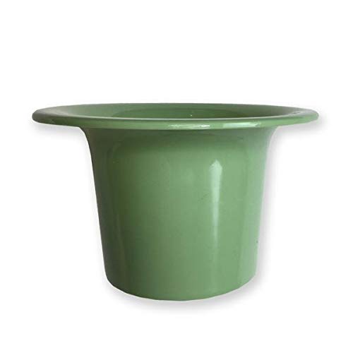 Top Hat Potty for Newborn Infant Potty Training | Elimination Communication | Includes 100% Cotton Undyed Fleece Cozy | Anti-Slip Rubber Band | for EC Baby Potty Training (Green)