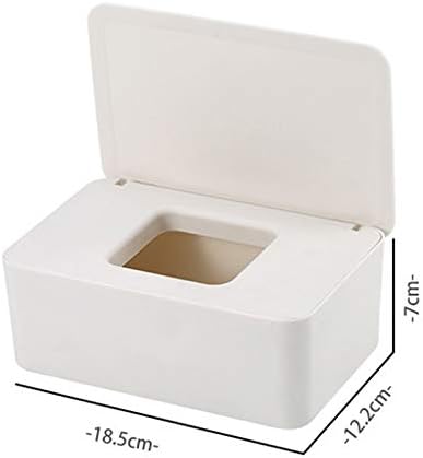 Rxan Wipes Dispenser, Wet Wipes Dispenser Holder Dustproof Tissue Storage Box Case with Lid for Home Office Desk