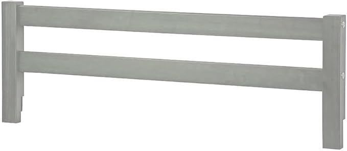 CC KITS Safety Guard Rail for Baby, Kids, and Children - Solid Wood Safety Bed Rail for Toddlers - Easy Installation - Premium Protection for Bunk, Twin, Full, Queen and King Size Beds - (Ash Grey)