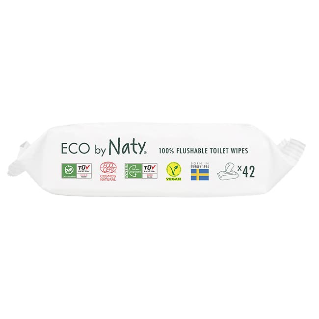 Naty Eco-Sensitive Toddler Wipes - Resealable Top - 42 ct