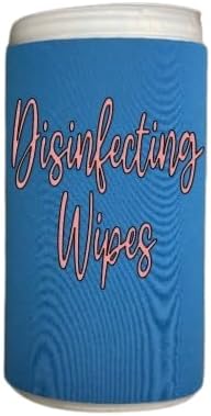 Rose Gold Script Decorative Cleaning Wipe Covers (Teal, Large)