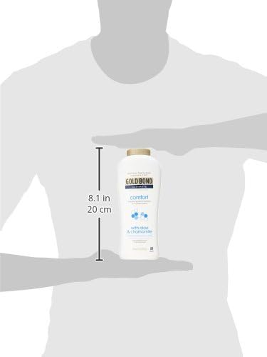 Gold Bond Comfort Body Powder for Men and Women, 10 oz., Talc-Free, Fresh Clean Scent With Aloe & Chamomile