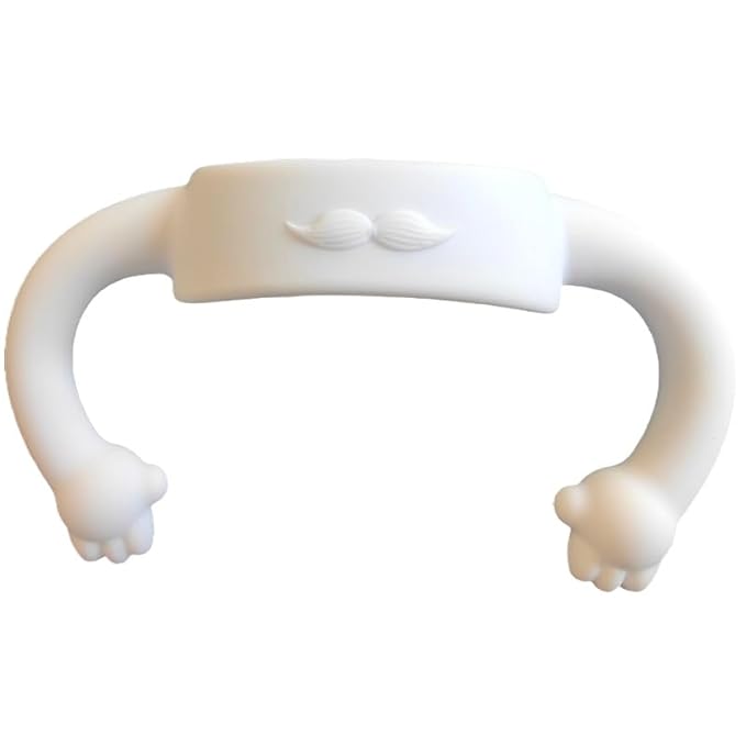 Silicone Baby Bottle Handles Compatible with Dr. Brown's Feeding Bottles, Easy Grip Removable Handles, 5 Pack