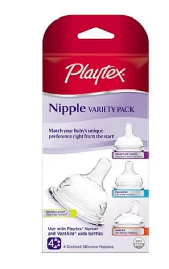 Baby Bottle and Silicone Nipple (Variety Pack Medium)