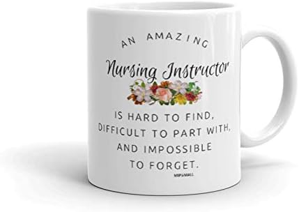 Nursing instructor mug, clinical instructor nursing gifts, nursing teacher appreciation gifts, nurse instructor gift, christmas - An amazing nursing instructor is hard to find.