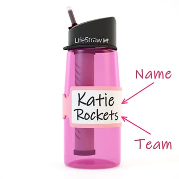 Pumpkin Doodle Permanent Write-on Labels for Bottles/Sippy Cups/Food Containers 6pcs (Pink)