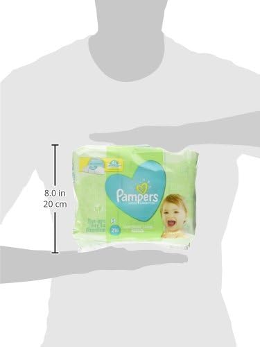 Baby Wipes, Pampers Baby Diaper Wipes, Complete Clean Unscented, 3 Refill Packs for Dispenser Tub, 216 Total Wipes