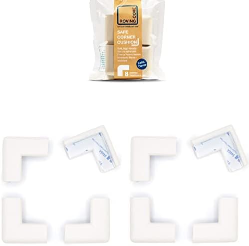 Slim-Fit 18ft Edge 16 Corners - Bundle & Save - RovingCove Slimfit Edge Corner Guards, Oyster White