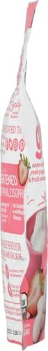 Happy Baby Organics Baby Snacks, Greek Yogis, Freeze Dried Yogurt & Fruit Snacks, Gluten Free Snack for Babies 9+ Months, Strawberry & Banana, 1 Ounce