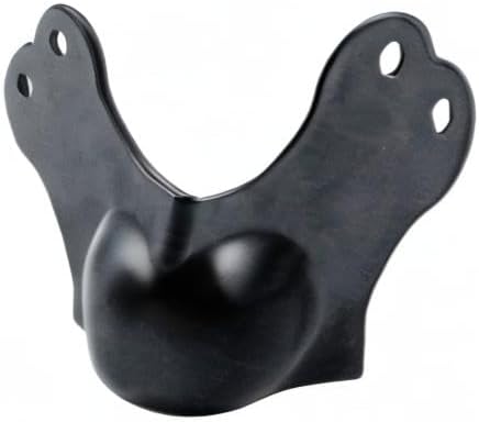 MY MIRONEY Black Flight Case Hardware Iron Ball Corner Three Leaf System with 2.9" Length Per Leaf Pack of 8