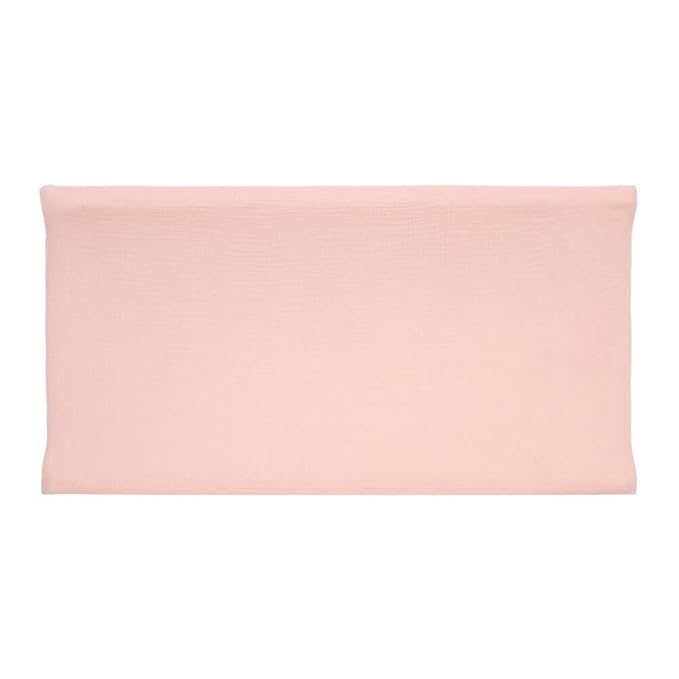Cotton Changing Pad Cover,Unisex Diaper Change Table Sheet Ultra Soft Diaper Change Table Pad Cover Washable Changing Pad Sheets for Newborn,32in x 16in x 5in,Light Orange Pink