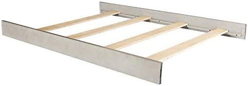 Full-Size Conversion Kit Bed Rails for Bertini Baby Convertible Cribs by Dorel - Solid Wood Rail - Toddler and Adult Bed Rail for Full-Size Beds - Essential Nursery & Baby Furniture (Antique Grey)
