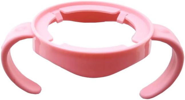 Bottle Handles Compatible with Avent Natural Response Baby Bottle, Pack of 4, Pink and White