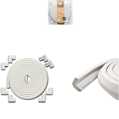 27ft Edge 8 Corners - Bundle & Save - RovingCove HeftyFit Edge Corner Guards, Oyster White