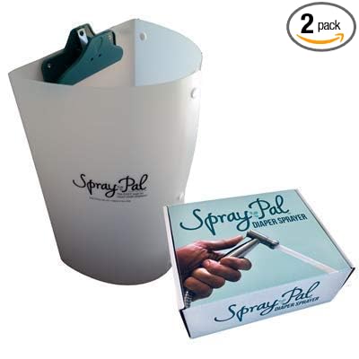 Spray Pal Cloth Diaper Sprayer and Splatter Shield Bundle