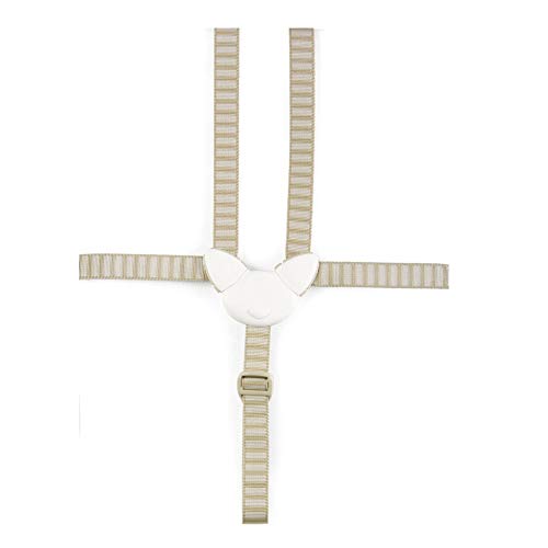Tripp Trapp by Stokke Adjustable Wooden White Baby High Chair (Includes Baby Seat with Harness)