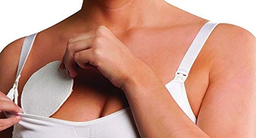 Disana Organic Cotton Microfibre Nursing Pads Breast Pads Breastfeeding Reusable 1 Pair (14 cm (5,5 in))
