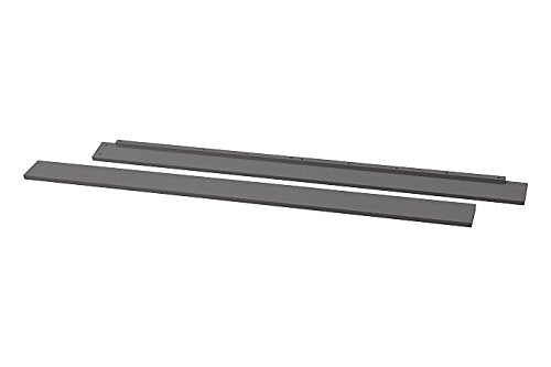 Full-Size Conversion Kit Bed Rails for Meadow 4-in-1 Convertible Cribs by DaVinci Baby - Solid Wood Rail - Toddler and Adult Bed Rail for Full-Size Beds - Essential Nursery & Baby Furniture (Slate)