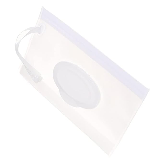 Baby Wipe Case Travel Holder Keeps Wipes Moist Set of Wet Wipes Holders Cases Portable Travel On The Go Refillable Dispenser Container Waterproof Wipe Container with Sealed Zipper