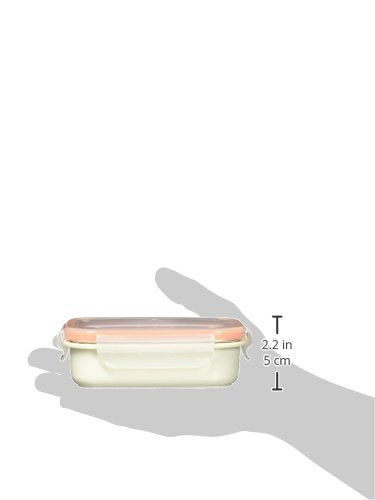 Innobaby Keepin' Fresh Stainless Steel Divided Bento Snack Box with Lid for Kids and Toddlers BPA Free, 11 oz., Orange