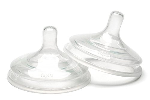 Flipsi Baby Silicone Replacement Nipple, 2 Count (6-9 Months)