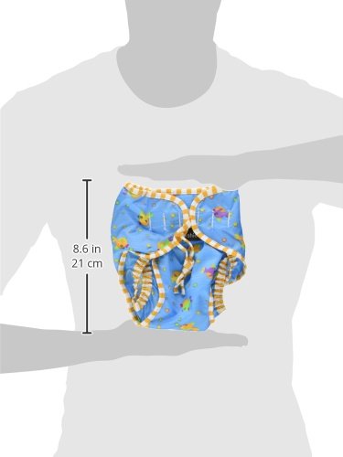 Kushies Swim Diaper, Goldfish Print, Medium
