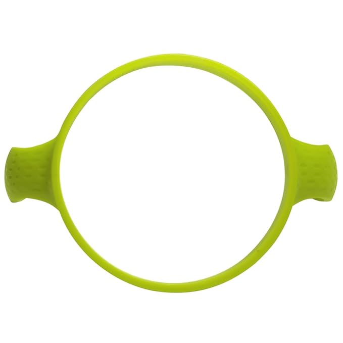Easy Grip Bottle Handles Compatible with Comotomo Baby Feeding Bottle (3 Green)