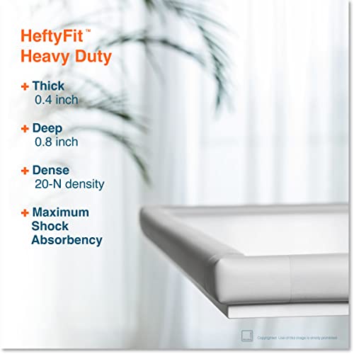 6ft Edge 4 Corners - Bundle & Save - RovingCove HeftyFit Edge Corner Guards, Oyster White