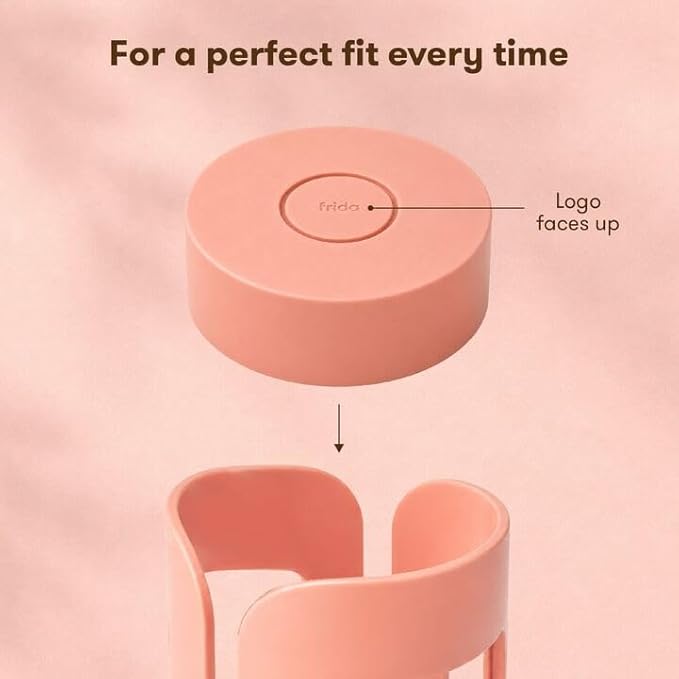 Frida Mom Flow + Go Breastmilk Cooler Bottle, 24hr Portable Breastmilk Cooler for Travel, Designed to Store Breastmilk Bags & Bottles, Includes 2 Ice Pucks & Carrying Handles, Lightweight, 20oz