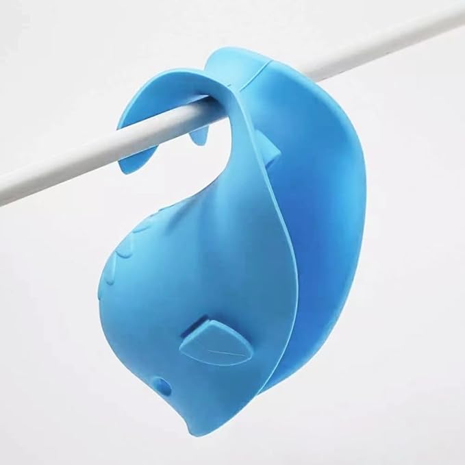 Baby Bathtub Faucet Cover, Faucet Cover Baby Bathtub Spout Cover, Bath Spout Protective Cover, Bathtub Safety Spout Guard, Baby Safety Protection Silicone Kit, Blue Whale Protector