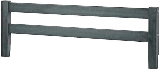 Safety Guard Rail for Baby, Kids, and Children - Solid Wood Safety Bed Rail for Toddlers - Easy Installation - Premium Protection for Bunk, Twin, Full, Queen and King Size Beds - (Graphite Grey)