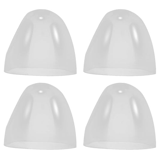 Totority Universal Wide Neck Baby Bottle Caps Replacement Parts 4-Pack Plastic Lids for Secure Fit and Easy Open Compatible with Oversized Feeding Bottles