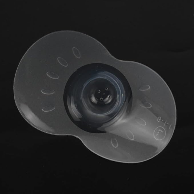 Breastfeeding Nipple Shields for Nursing Newborn Baby Nippleshield Breast Feeding 2 Count with Sterilizing Storage Case Clear (Size Less 13MM)