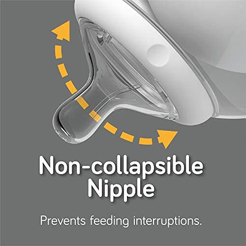Nanobebe Silicone Nipples Triple Vented Twin-Pack - Slow Flow