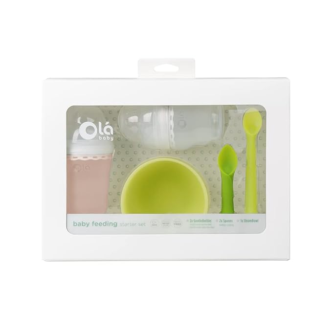 Olababy Essential Feeding Gift Set (Coral)