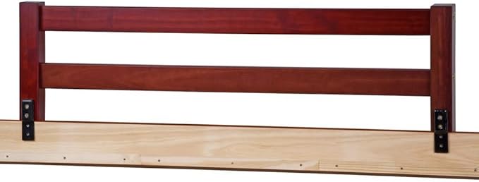 CC KITS Safety Guard Rail for Baby, Kids, and Children - Solid Wood Safety Bed Rail for Toddlers - Easy Installation - Premium Protection for Bunk, Twin, Full, Queen and King Size Beds - (Linen Grey)