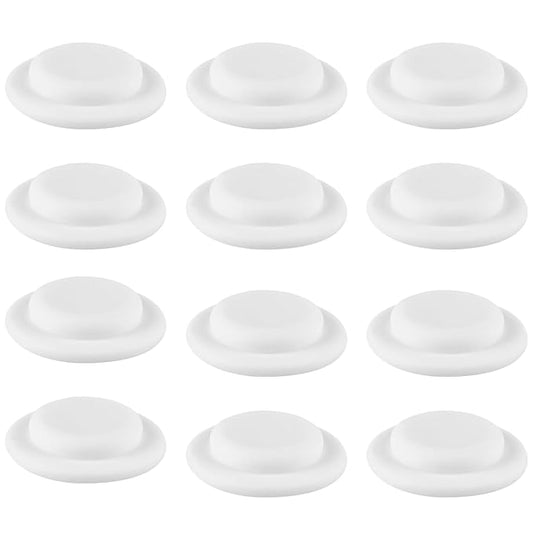 FAVOMOTO 1 Set 12pcs Milk Storage Cup Seal Bottle Sealing Discs Bottles Bottle Sealing Disk Breastmilk Bottles Sealing Discs for Jars Tippee White Food Grade Silicone