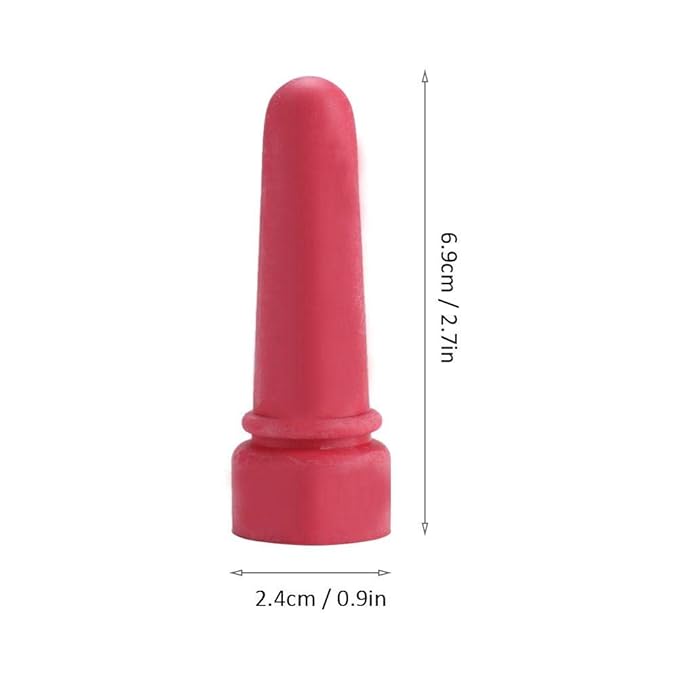 Cow Feeding Nipple, 5pcs Personalized Durable 6.9cm Length Rubber Milk Drink Nipples Animal Feeding Supplies