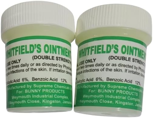 Jamaican Whitfield's Ointment Bunny's 28g, Double Strength (Pack of 2)