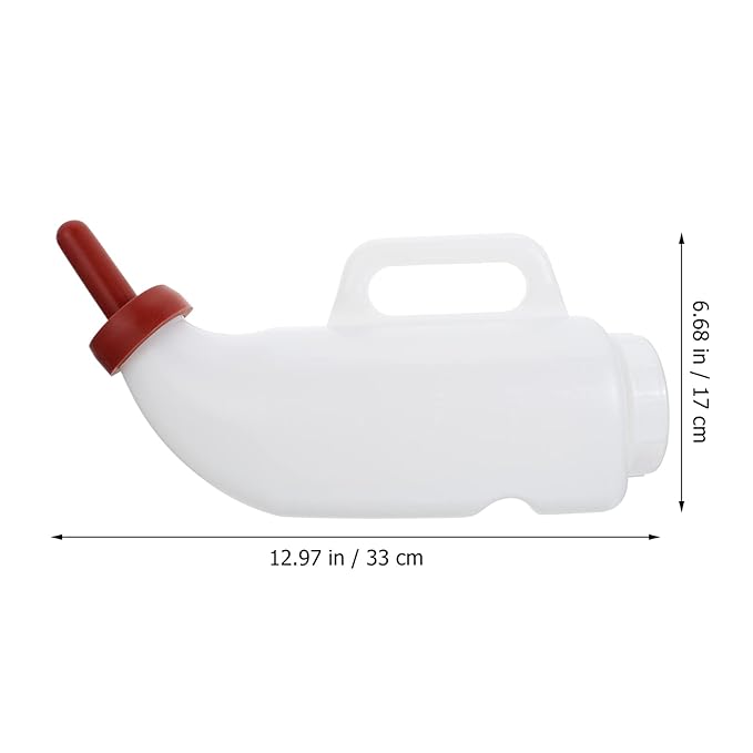 2Sets Lightweight Calf Feeding Bottle Sheep Milk Bottle for Livestock Nursing Design with Leakage Prevention for Calves and Lambs Easy to Carry and Use