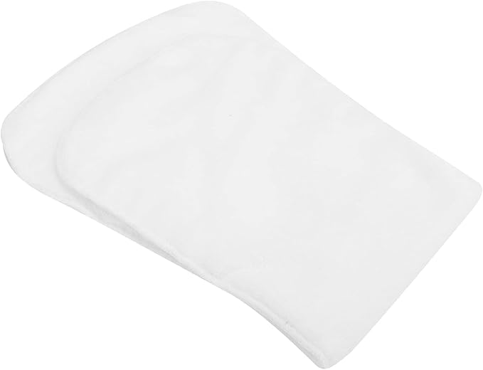 Adults Cloth Diaper, 4‑Layer Reusable Washable Nappy Diaper Soft Absorbent Inserts Pad for Incontinence Elderly(White)