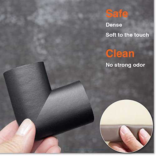 27ft Edge 8 Corners - Bundle & Save - RovingCove HeftyFit Edge Corner Guards, Onyx Black