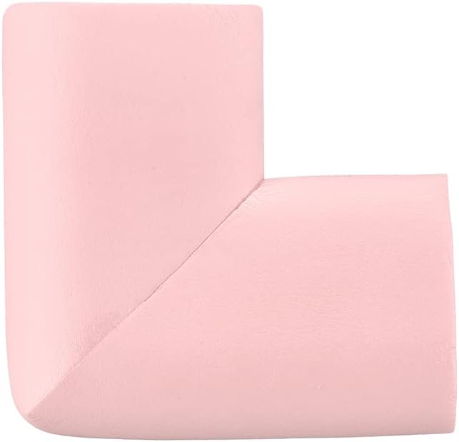 uxcell Corner Guards Edge Protectors, 24Pack U Foam Safety Bumper W Self-Adhesive Tape Furniture Corner Table Edge Guard, 2.16"x1.38"x0.31", Pink