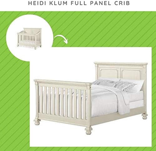 Full-Size Conversion Kit Bed Rails for Heidi Klum Truly Scrumptious Convertible Cribs - Solid Wood Rail - Toddler and Adult Bed Rail for Full-Size Beds - Essential Nursery & Baby Furniture (Cloud)